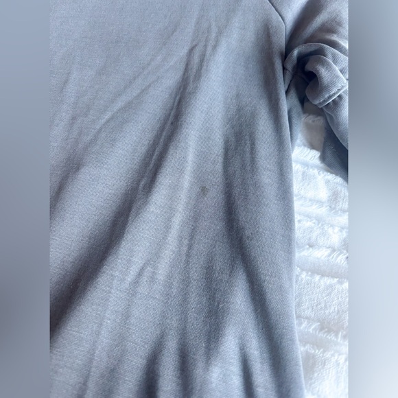 GREEN ENVELOPE, women's grey top, soft material - Picture 4 of 4